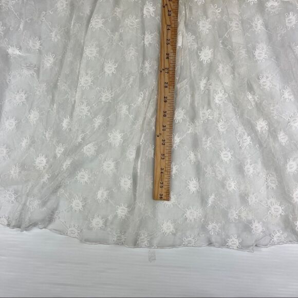 NWT Desigual Skirt White Lace Long Women's Size EU 40 Maxi Lined - Picture 11 of 11